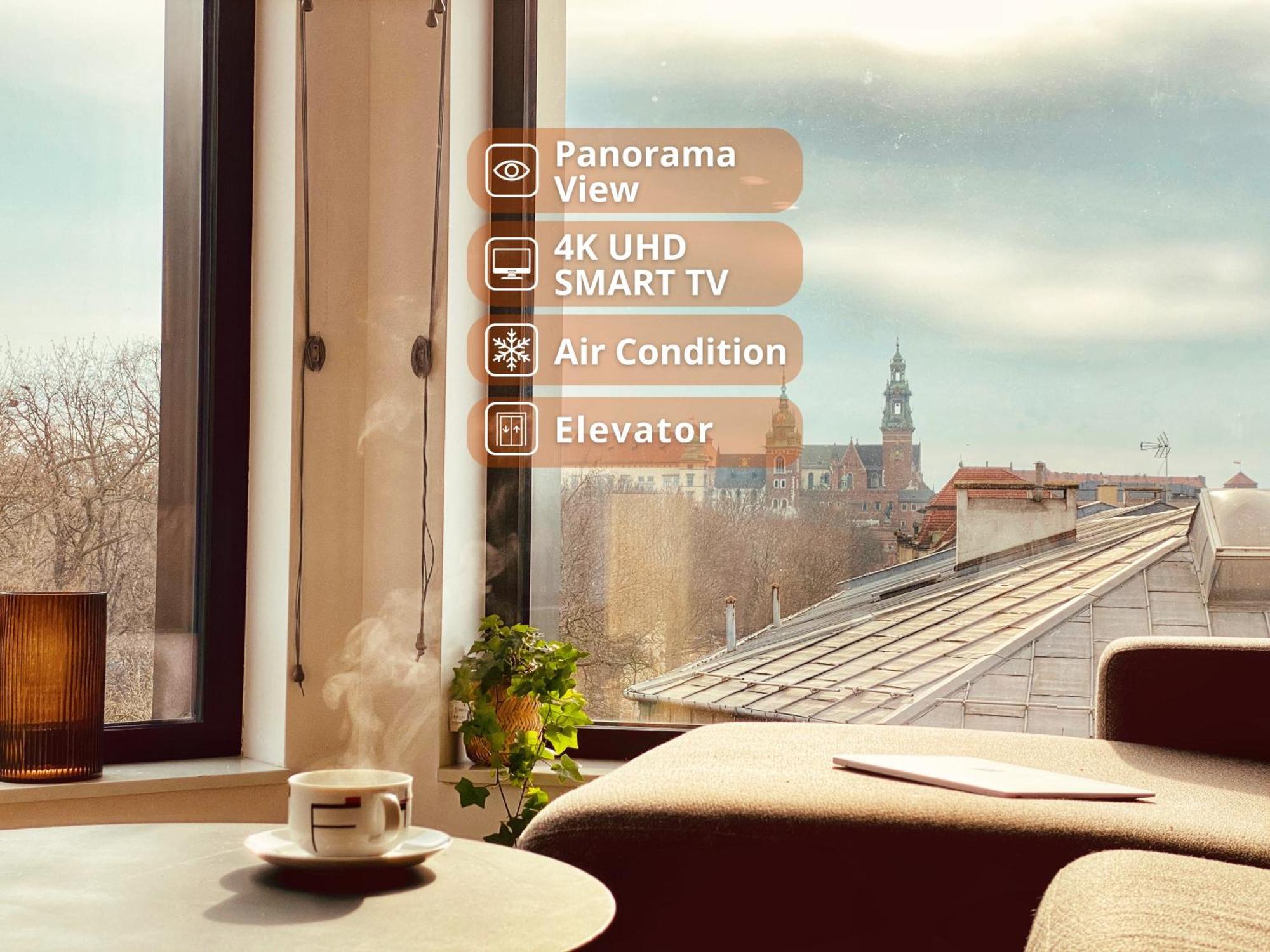 Panorama View By Mint Apartment Краков Экстерьер фото
